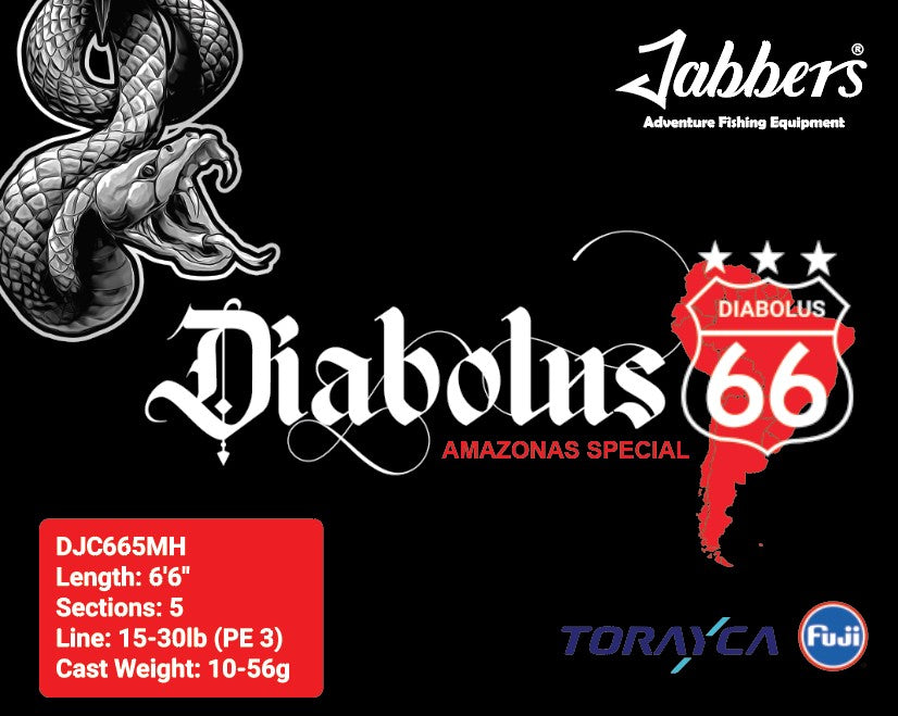 Jabbers Diabolus 66 Amazonas Travel Rod