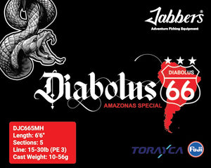 Jabbers Diabolus 66 Amazonas Travel Rod