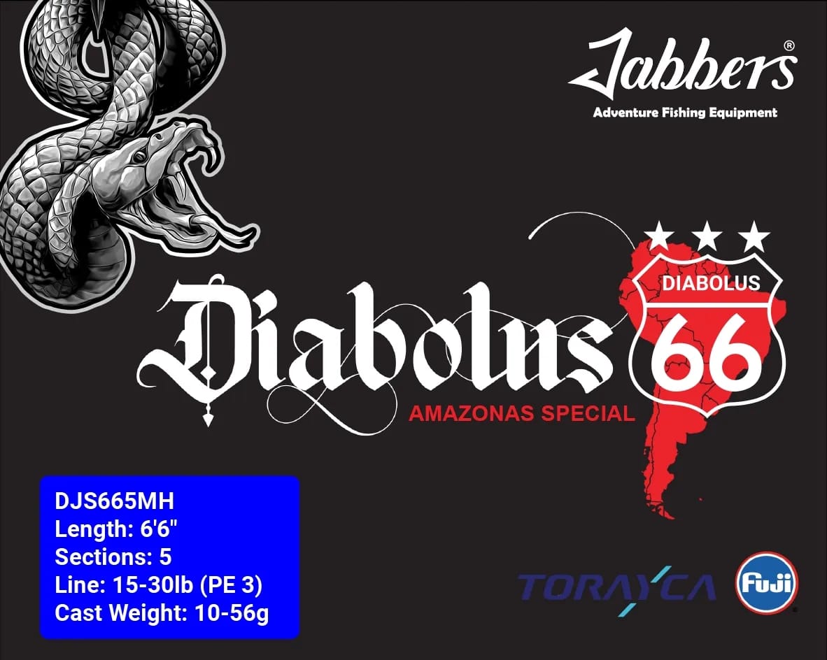 Jabbers Diabolus 66 Amazonas Travel Rod