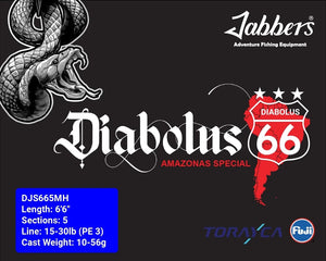 Jabbers Diabolus 66 Amazonas Travel Rod