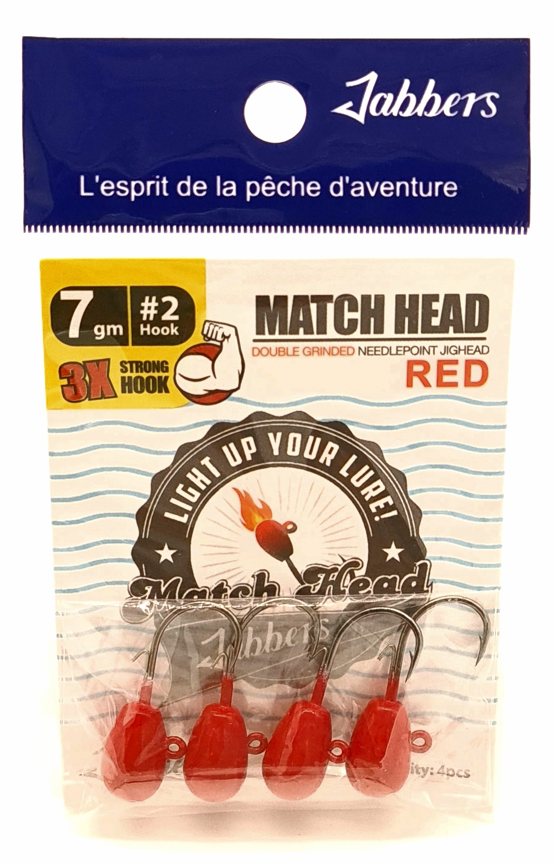 Jabbers Match Head red