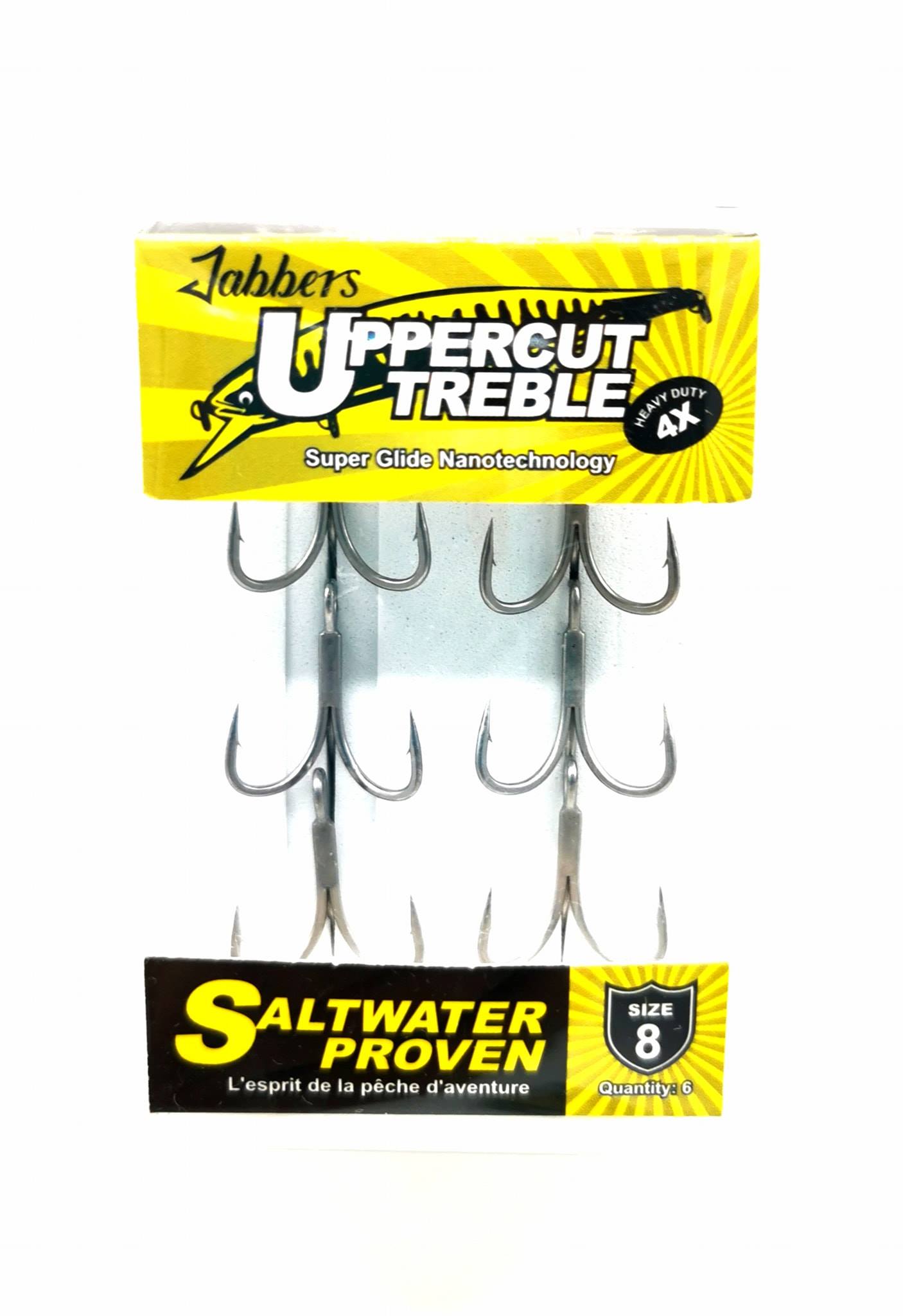 Jabbers Uppercut treble hooks – jabbers-fishing