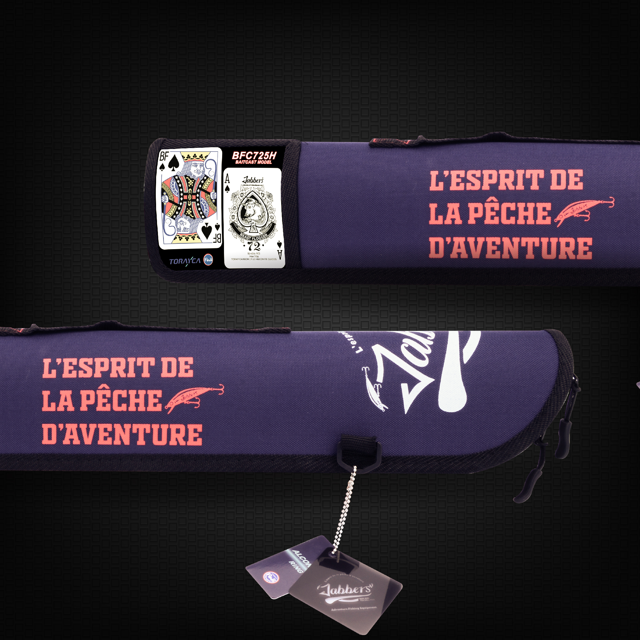 Jabbers Beast Flogger 5pc Travel Rod BFC725H (Baitcast) - Image 5