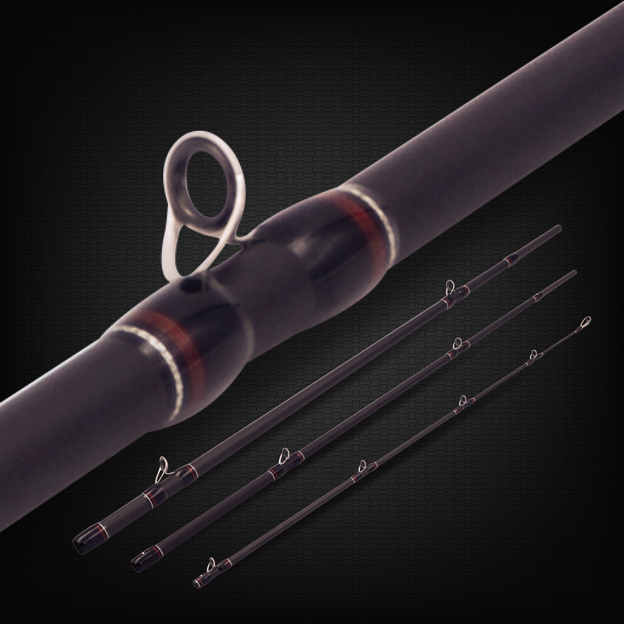 Jabbers Beast Flogger 5pc Travel Rod BFC725H (Baitcast) - Image 3