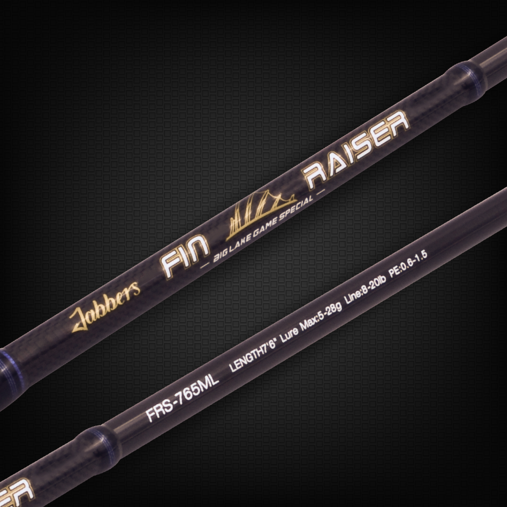 Jabbers Fin Raiser 5pc Travel Rod FRS765ML (Spin) - Big Lake Special - Image 2