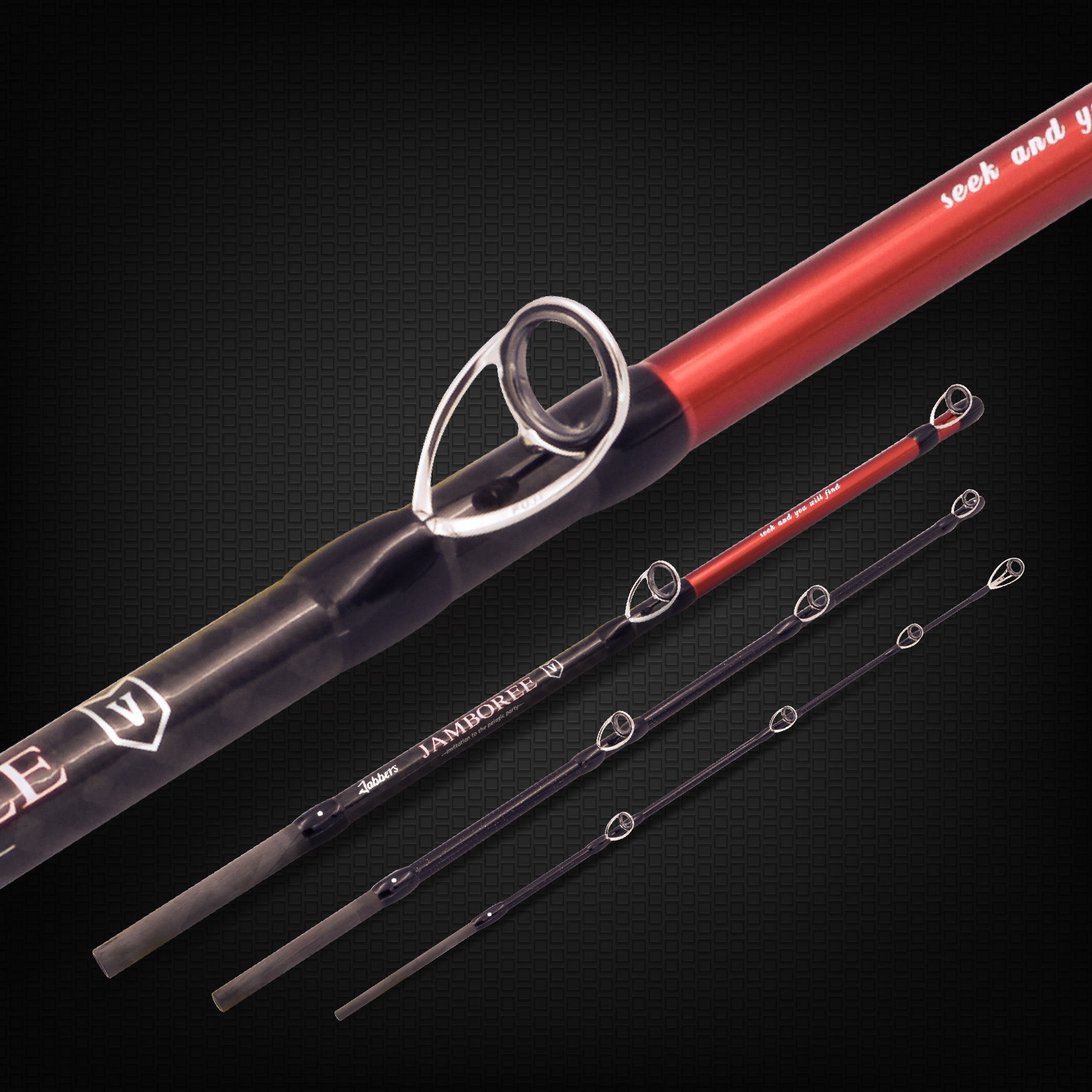 Jabbers Jamboree V Jigging Rod PE2-4 (Overhead) - Image 3