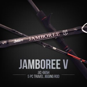 Jabbers Jamboree V 5pc Jigging Rod PE3-5 (Overhead) Jig and Bait Special