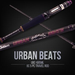 Jabbers Urban Beats 5pc Travel Rod UBC685ML (Baitcast)