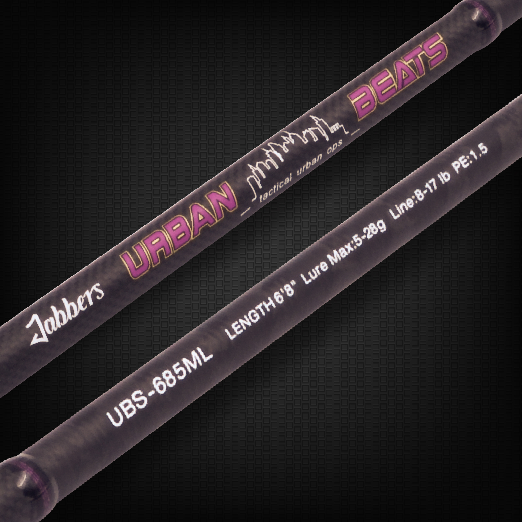 Jabbers Urban Beats 5pc Travel Rod UBS685ML (Spin) - Image 5
