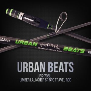 Jabbers Urban Beats 5pc Travel Rod UBS705L (Spin) - The Limber Launcher
