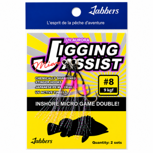 Jabbers UV Aurora Micro Jigging Assist Hooks